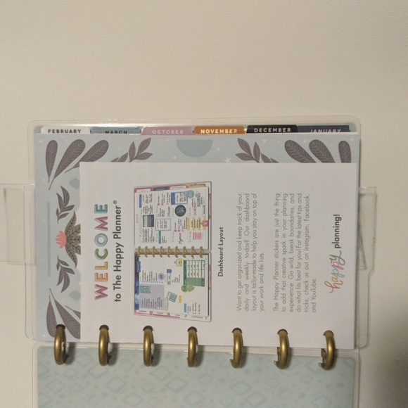 Happy Planner Mini dashboard layout - Picture 2 of 4